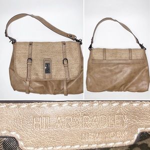 Hilary Radley New York Flap Beige Purse - OS